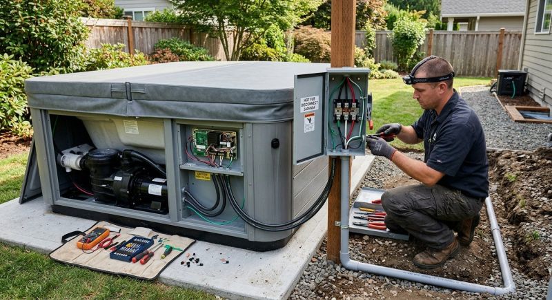 Spa Electrical Installation in Heber City, UT